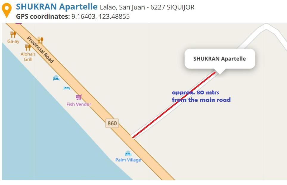 Shukran Apartelle 锡基霍尔 外观 照片