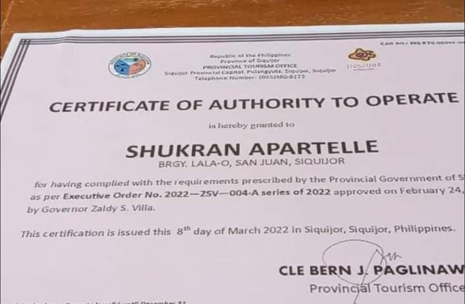 Shukran Apartelle 锡基霍尔 外观 照片